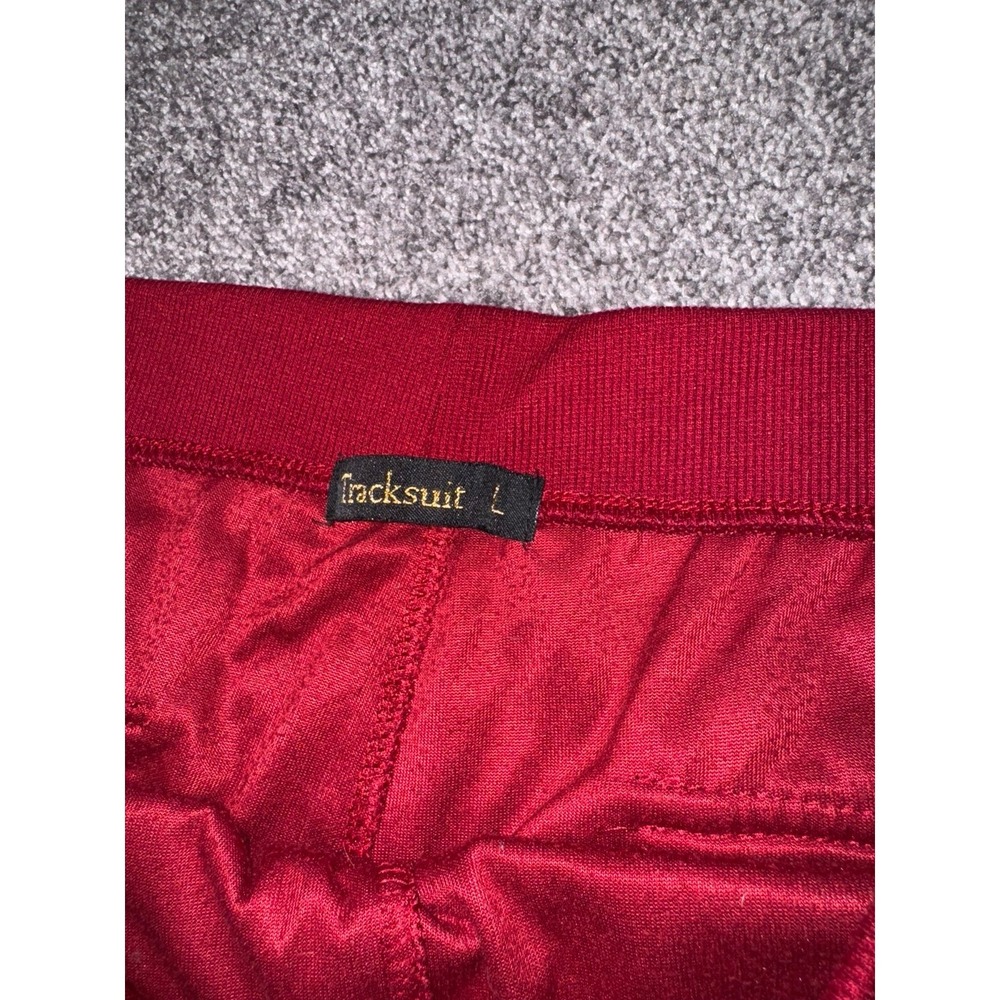 Women's Red Velour / Velvet Tracksuit Set - Size Large - Picture 5 of 12